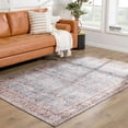 thumbnail image 6 of Hauteloom Dauis Traditional Oriental Machine Washable Living Room Area Rug - Bohemian Faded Carpet - Vintage Distressed - Brown, Beige, Blue - 5'3" x 7'3", 6 of 10