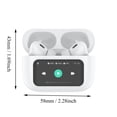 thumbnail image 3 of A1rPods Pro Auriculares inalámbricos Bluetooth,Comodidad y Ajuste Seguro en la Oreja,Interruptor automático de Audio,Control táctil,Asistente de Voz Integrado,Blanco Cerámico, 3 of 6