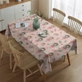 thumbnail image 2 of Floral Fairy Princess Pattern Rectangle Tablecloth 60"x84",Waterproof Polyester Rectangle Table Cloth, Wipeable Spillproof Polyester Tablecloth for Dining, Camping, Indoor and Outdoor, 2 of 5