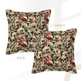 thumbnail image 3 of Bingfone Decorative Pillow Covers 16"x16" Skulls1 Couch Pillow Cases Modern Farmhouse Covers for Couch Sofa Bed, 3 of 9