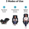 thumbnail image 2 of Graco TriRide 3 en 1 Asiento de coche reclinable, Clybourne – Asiento de coche orientado hacia rás y hacia adelante, reerzo de respaldo alto, reposacabezas ajustable, 2 of 5