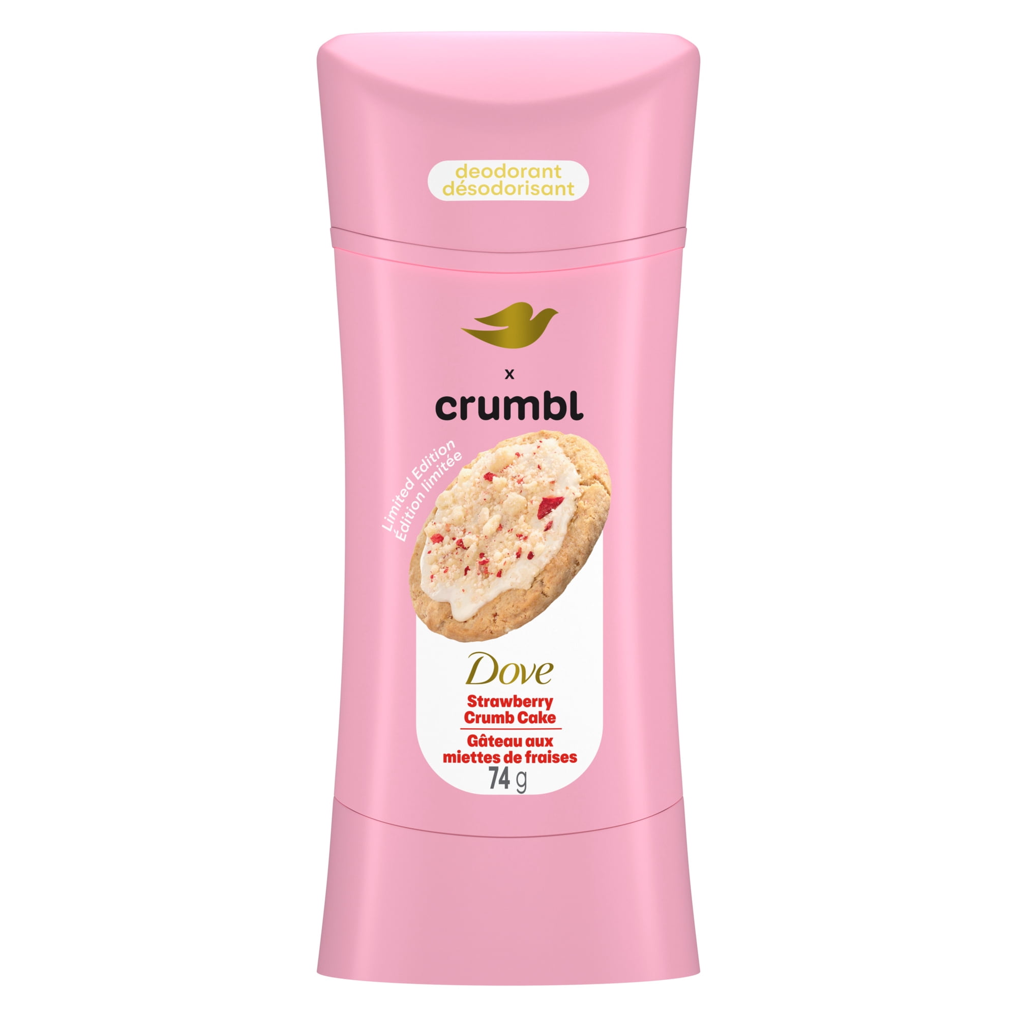 Dove Deodorant Spray Crumbl Strawbery Shortcake ,2.6 Oz