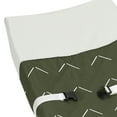 thumbnail image 6 of Sweet Jojo Designs Diamond Tuft Dark Green and Ivory Changing Pad Cover, 6 of 6