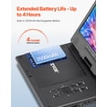thumbnail image 3 of VEVOR Portable DVD Player, 9 inch HD Swivel Display Screen, 4 Hours Built-in Rechargeable Battery, Dual Speakers, Support Sync TV/USB/SD Card/CD/DVD, Car Charger, AC Power Adapter, Remote Control, 3 of 9