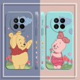 thumbnail image 4 of Phone Case For Huawei MATE 20 20X 30 40 50 P20 P30 P40 P50 10 PRO PLUS Case Cover Funda Cqoue Shell Piglet Winnie the Pooh Bear, 4 of 5