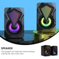 thumbnail image 4 of 1 Pair USB Computer Speaker Professional Computer Speaker Small Computer Speaker (Random Style), 4 of 6