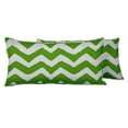 thumbnail image 1 of VargottamIndoor/OutdoorPolyester FabricLumbarPillowCover,All-Weather Waterproof Rectangular Cushion Case for Patio Furniture,12" x 18"Set of 2 -Chevron-70, 1 of 6