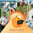 thumbnail image 5 of TMWEFUSC 8Pcs Handheld Clicker Counter Mechanical Hand Pitch Counter Resettable 4 Digit Handheld Tally Counter for Sports Event Knitting Coaching, Orange, 5 of 10