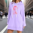 thumbnail image 2 of Sweatshirt for Women Perfect For Daily Wear or Loungewear! Cozy Picks for Every Soft Fabrics XXL Purple Sweatshirts, 2 of 5