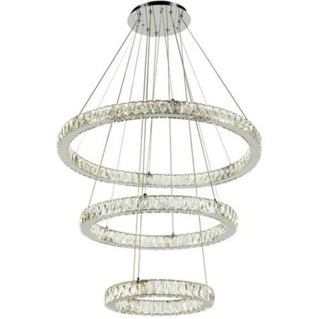 

PLC Lighting 90073PC Equis 1-Ceiling Treble Pendant Light Polished Chrome