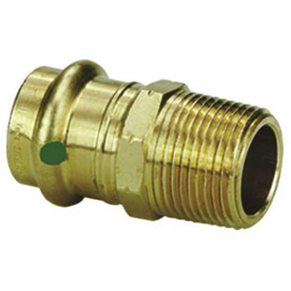 Viega 79235 ProPress 3/4 in. x 1 in. Bronze Adapter with Zero Lead