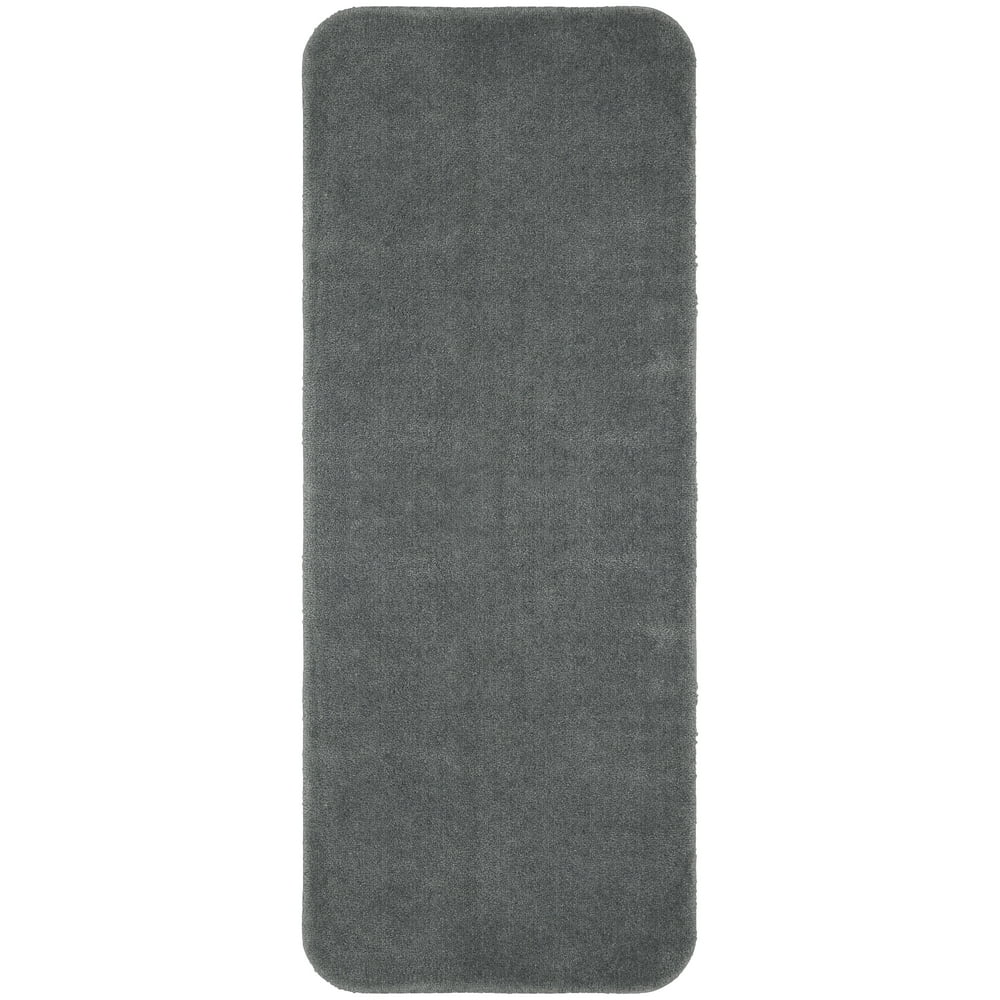 Better Homes & Gardens American Made Bath Rug Solid Runner, Charcoal