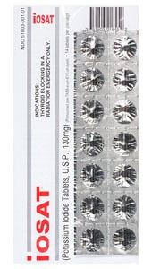 iOSAT Potassium Iodine Life Extension 14 Tabs