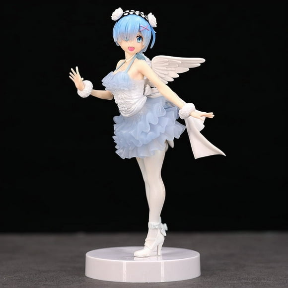 Re:Zero -Starting Life In Another World - Angel Rem Model Children's Anime Character Toys Home Decoration 6.3 inch