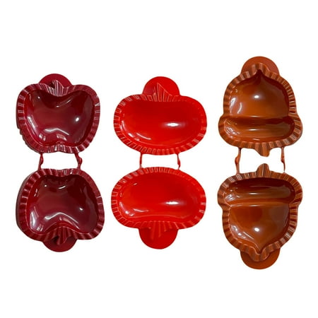 

WNFJR Dough Presser Pocket Pie Molds Party Potluck Hand Pie Molds Hand Pie Molds Apple Pumpkin And Acorn Shapes 3-Piece
