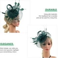 thumbnail image 3 of White Fascinator Fashion Headbands Fascinators Hat Flower Mesh Ribbons, 3 of 5