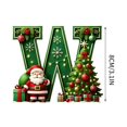 thumbnail image 3 of Home Decor Christmas Decoration Christmas Decorations Santa Figure Christmas Pendant 2D Acrylic 26 Letters Pendant Christmas Tree Decoration Christmas Decoration Figures, 3 of 4