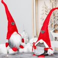 thumbnail image 1 of 2022 New Year Merry Christmas Pendant Faceless Santa Gray Gnome Plush Doll Ornament Xmas Tree Table Decoration Kids Toys Gift, 1 of 5