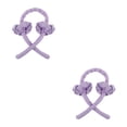 thumbnail image 3 of Seitruly Cinta para rizar el cabello Cinta para el cabello Espuma sin calor Pinza para el cabello Reutilizable Diadema portátil para envolver, Púrpura Violeta 2piezas Seitruly CBP098790, 3 of 6