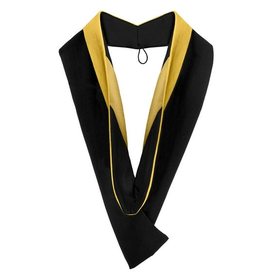 Endea Graduation Bachelors Hood For Science, Mathematics, Political Science - Gold/Black/Antique Gold