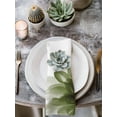 thumbnail image 2 of Sage Green Cloth Napkins Set of 8 Reusable Dinner Napkins, Boho Modern Floral Abstract Ombre Leaf White Cocktail Napkin Washable Table Napkins for Wedding/Holiday Party/Baby Shower 20"x20", 2 of 7