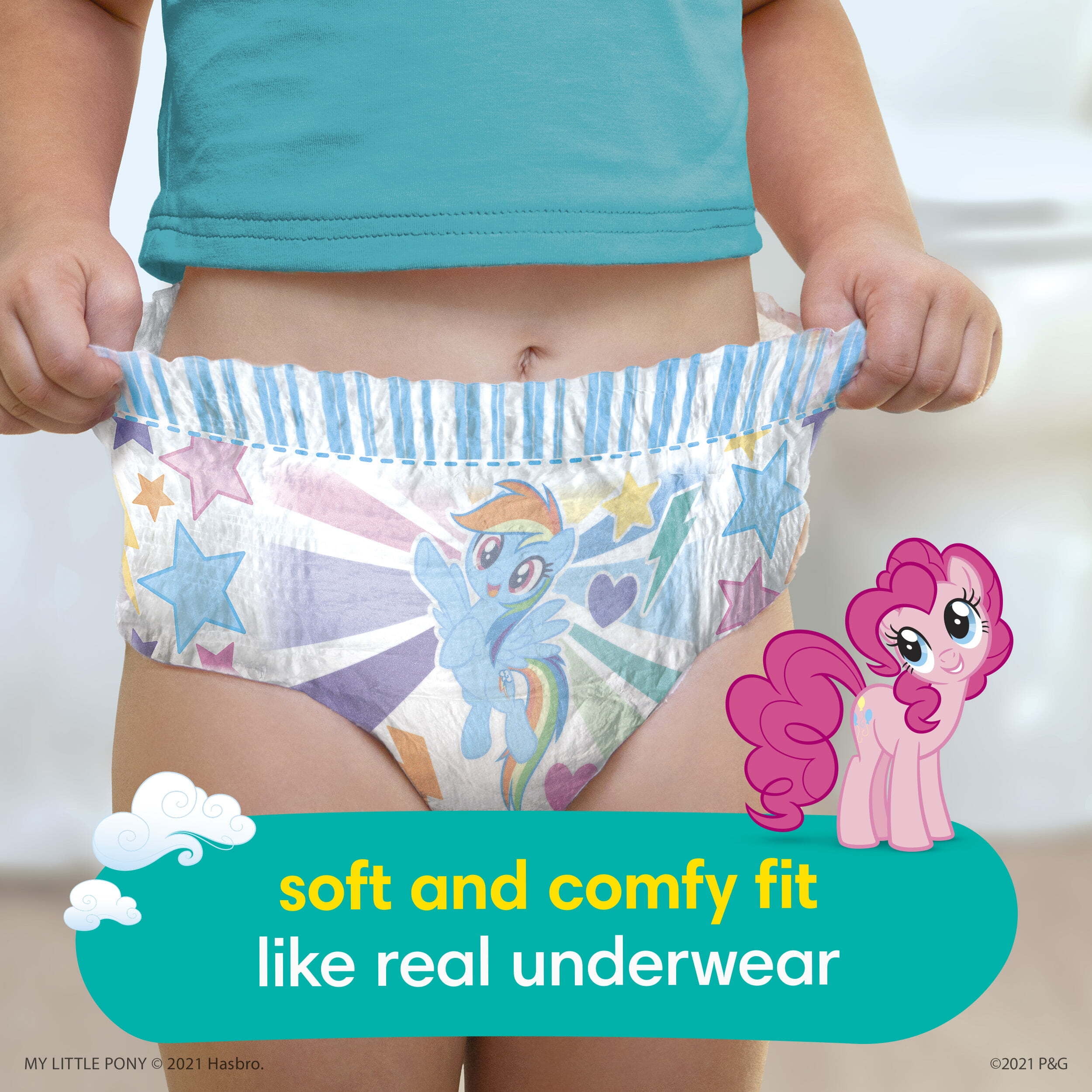 Pampers Easy Ups My Little Pony Training Pants Toddler Girls 2T/3T 120 Ct  (Select for More Options)