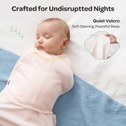 Momcozy Swaddles for Newborns, Quiet Fastner Suitable for Infant 0-3 Months, New-Parent-Friendly Swaddle Sack, Reduce Startle Reflex, Newborn Boys Girls Registry Essentials, 2-Pack, Bloom