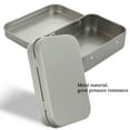 thumbnail image 3 of 12pcs Silver Iron Hinge Box Small Storage Box Household Storage Box 9.5x6x2cm, 3 of 8