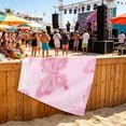 thumbnail image 6 of Bcylexb Bow Beach Towels for Girl, 30"x 60" Microfiber Summer Beach Pool Towels Sand Free Quick Dry Bath Towels for Travel Swimming Camping Party Gift for Women, 6 of 6