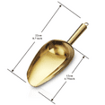 thumbnail image 5 of ReaNea Stainless Steel Gold Ice Scoop 6oz, Metal Ice Scooper for Ice Maker, Food Scoop, 5 of 9