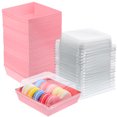 thumbnail image 1 of 50 cajas para pasteles, panadería, repostería, dulces, postres, plástico con tapa., 1 of 6