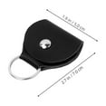 thumbnail image 2 of unbranded 8Ud Llavero Estuche Para Púas De Guitarra En Cuero PU Negro Ideal Para Uso, 2 of 8