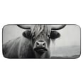 thumbnail image 2 of Heduofu Doormat Black and White Highland Cow Door Mat Decor Front Door Rugs for Entrance Outdoors/Indoor/Bathroom/Kitchen/Bedroom/Entryway Floor Mats 19.68*47.24 in, 2 of 6