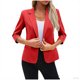 thumbnail image 5 of Camisas para mujer,Abrigo informal con botones lisos para mujer, blusa de poliéster con mangas 3/4, suave y cómoda para el hogar y el trabajo, sopatenor, 5 of 9