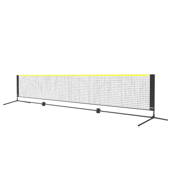 17ft Foldable Pickleball Net Set, Height Adjustable for Badminton/Volleyball/Tennis – Easy Setup with Stand & Carry Case