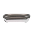 thumbnail image 3 of Sparkles Home  Faceted Soap Dish Gray, 3 of 5