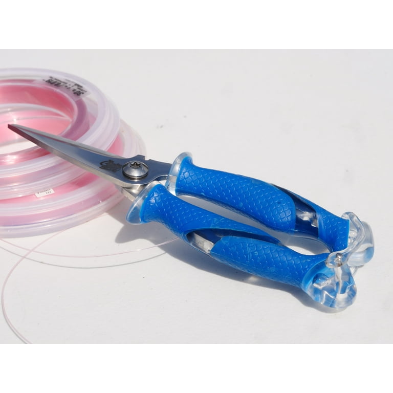 Cuda 8-inch Serrated Titanium Bonded Fishing Snips with Wire