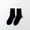 Black, variant on Ynynloco 7 Pairs of Comfortable Fashion Athletic Socks for Women, Solid Color, Soft Ankle Crew Stretch Socks