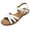 1860-White, variant on SHIBEVER Women's Flat Sandals Casual Summer Ankle Strap Open Toe Comfortable Fashion Sandals for Women Black
