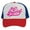 White/Red/Royal, variant on Top Headwear Let's Go Party Hat- Women's Pink Adult Outfit Accessory Trucker, Neon Yellow