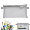 thumbnail image 3 of 5 PCS Mesh Zipper Pouch Makeup Bags Set, Portable Mesh Cosmetic Bag Travel Toiletry Storage Bags Pencil Purse Organizer Pouches for Home Office Daily or Traveling Accessories Keep Small Items, 3 of 4
