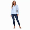 thumbnail image 4 of Womens Button Down Shirts Lapel Long Sleeve Blouses Business Work Shirt Dressy Casual Collared Tops, 4 of 7