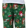 thumbnail image 4 of Elf Pajamas Buddy OMG I Know Him Allover Design Flannel Lounge Pants, 4 of 7