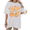 White-1, variant on Autumn Pumpkin Bow Graphic Tee Women's Short Sleeve Crewneck Seasonal Top