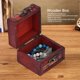 thumbnail image 4 of Set of 4 Small Antique Wooden Boxes, Vintage Wooden Storage Case for Storing Jewelry and Treasures, 4 of 4