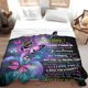 thumbnail image 5 of LHSHID Personalized to My Daughter Blanket from Mom Dad Lightweight Flannel Throws Custom Name Gift for Girl Women Super Soft Comfy Butterflies Blankets Birthday Christmas Decor Couch Sofa, 5 of 9