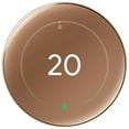 thumbnail image 3 of Google Nest / Thermostat Intelligent d'Apprentissage Wi‐Fi (4e Génération) - Or Poli, 3 of 4