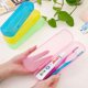 thumbnail image 3 of Juego de 4 cajas de almacenamiento rectangulares, transpirables y antibacterianas para cepillos de dientes, 3 of 4