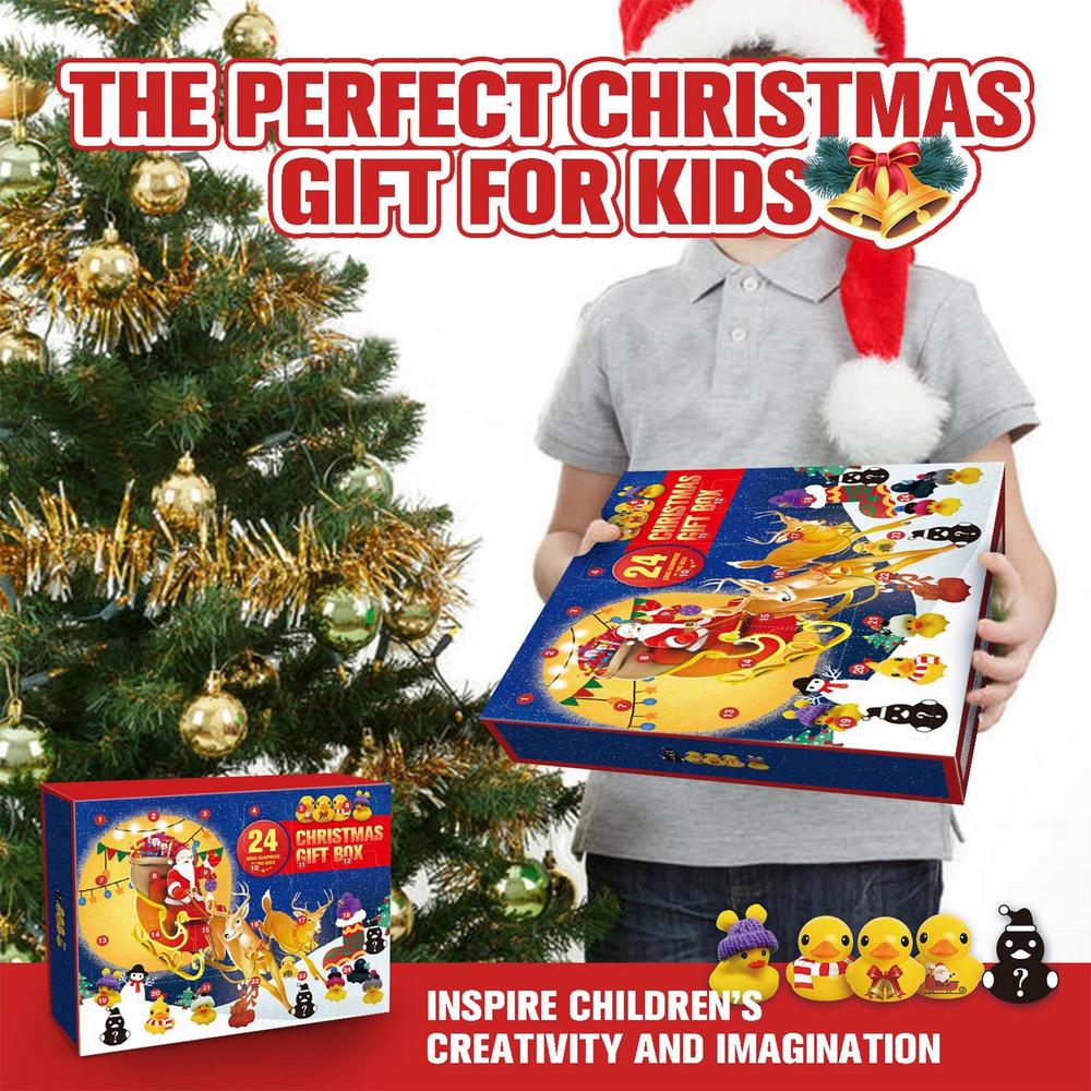 KreativeKraft Rubber Ducks Advent Calendar 2022 Advent Bath Toys 24 