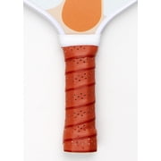LISBON ADULT PICKLEBALL PADDLE White Blue Peach Brown Artsy Modern Urban Abstract Unisex Pickleball Paddle
